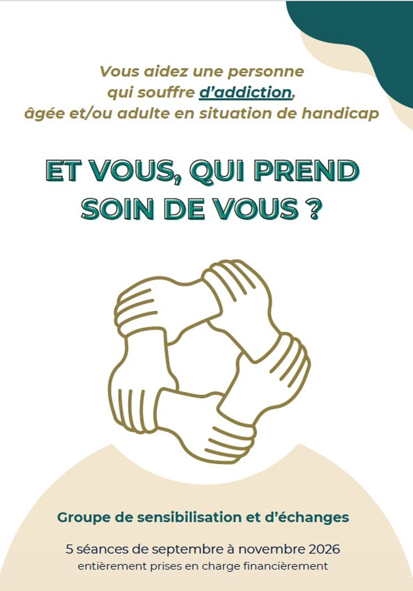 Aidants : un groupe de sensibilisation et d’échanges pour comprendre, échanger… et souffler 