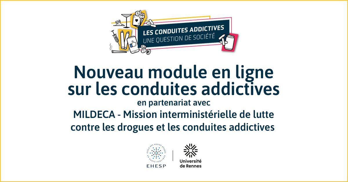 « Conduites Addictives » : nouveau module d'apprentissage 