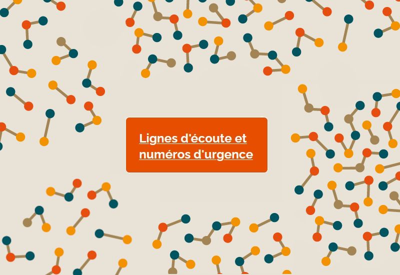 Les lignes d'écoute et numéros d'urgence